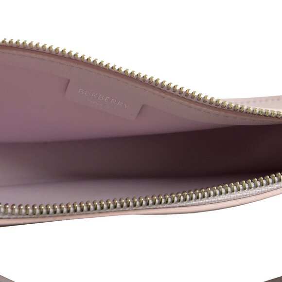 Burberry Women's "Shield Sling" 100% Leather Logo Embossed Handbag Shoulder Bag - Picture 5 of 7